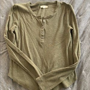 Madewell Olive Henley
